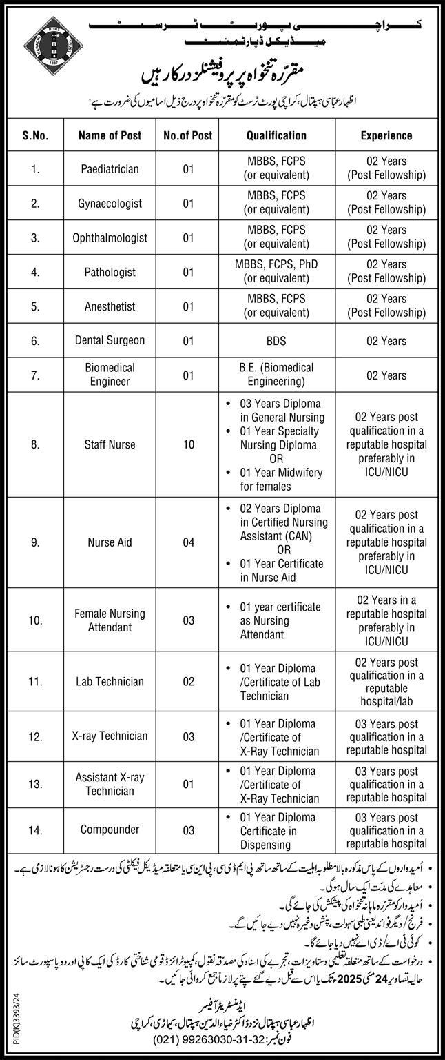 Karachi Port Trust Jobs